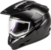 Gm 11s Snow Helmet W/ Electric Shield Black Xl