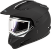 Gm 11s Snow Helmet W/ Elec Shield Matte Black Xl