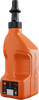 Utility Container Orange W/ Black Cap 2.5 Gal