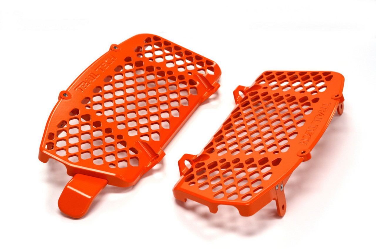 RADIATOR GUARDS, ORANGE - KTM 16-20 - Selkirk Snowbike