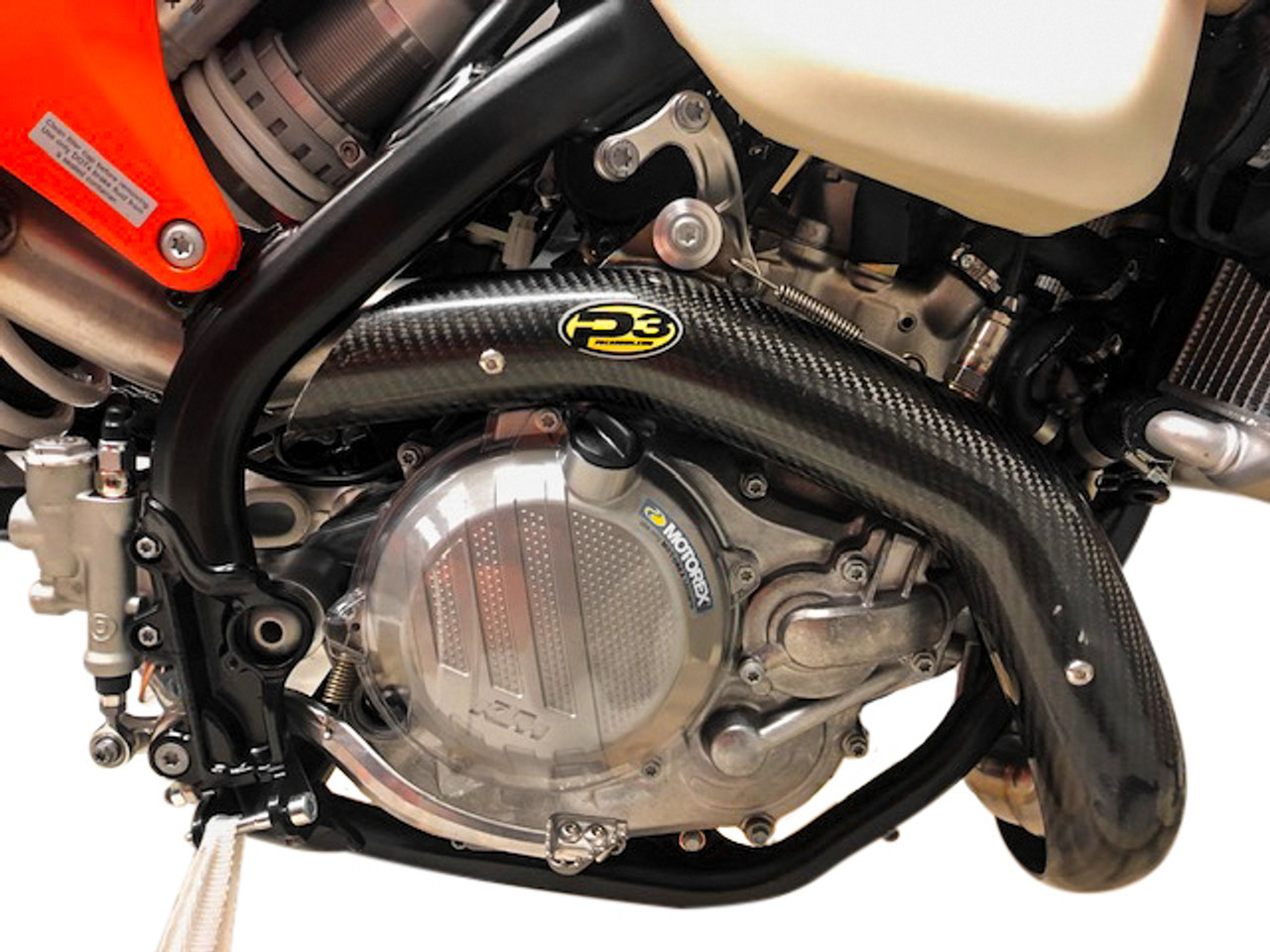 Heat Shield Carbon Fiber 17-19 KTM  EXC / HUS FE