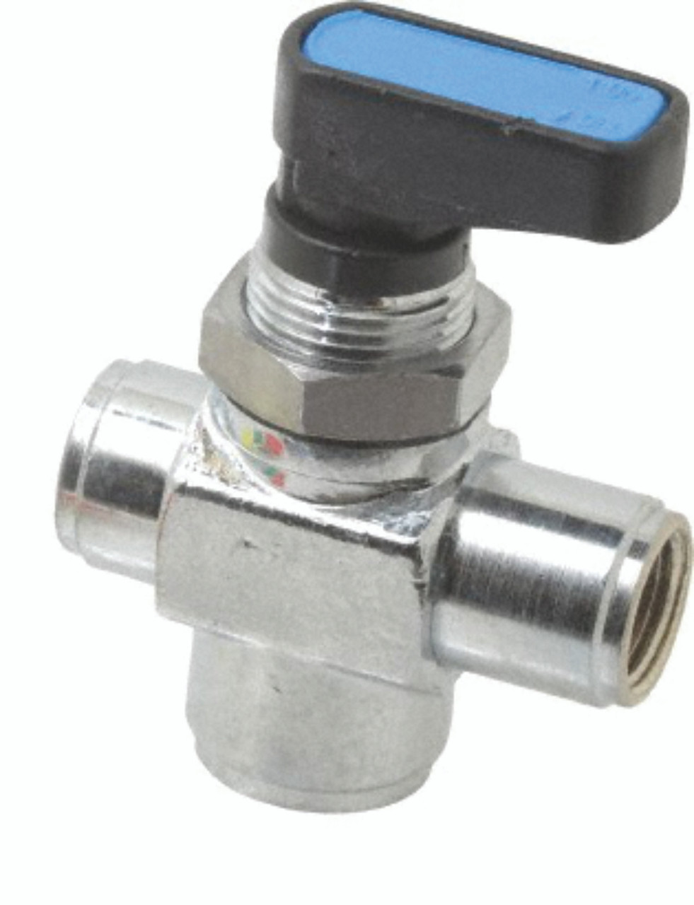3 Way Manual Ball Valve: 1/8" Pipe, Full Port 3 Way Manual Ball Valve: 1/8" Pipe, Full Port