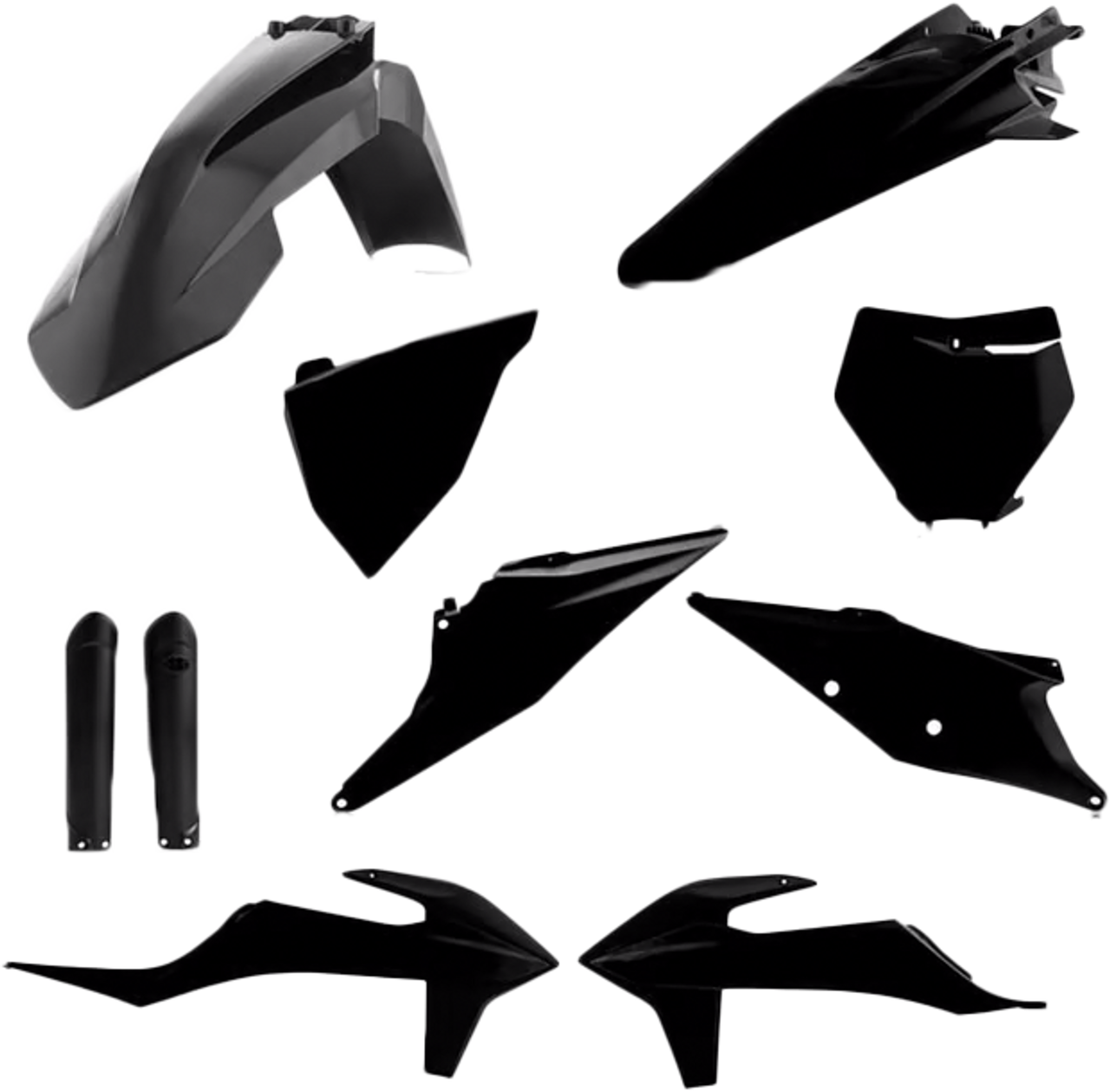 KTM 2023-24+, Full Plastic Kit Black