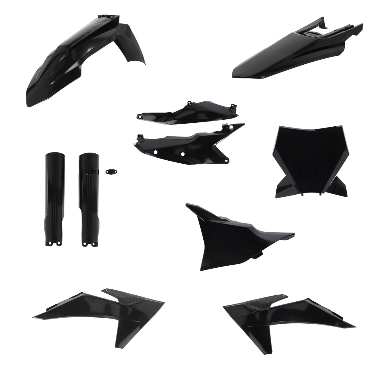 KTM 2023-24+, Full Plastic Kit Black