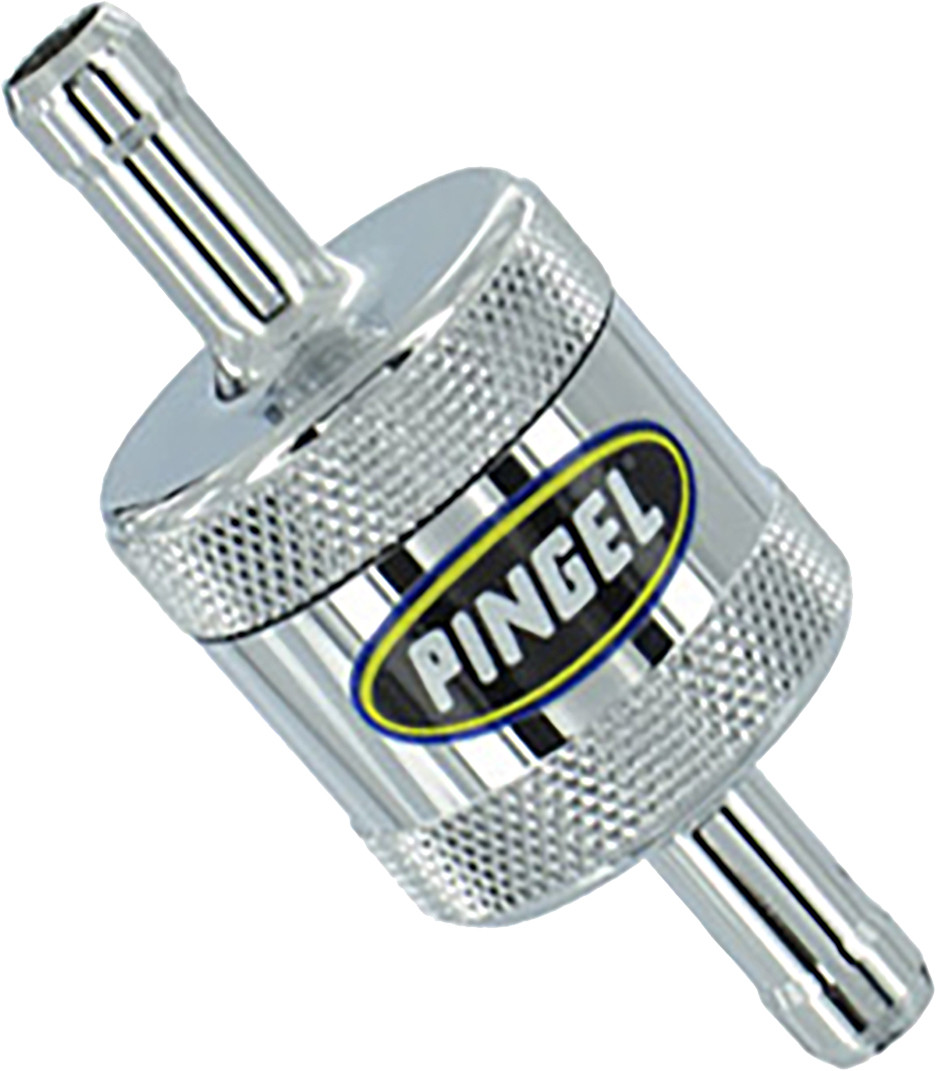 Fuel Filter Super Short Chrome 5/16" In/Out