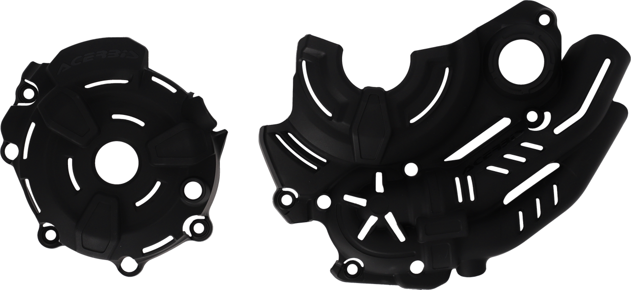 Ignition/Clutch Covers Black Yam