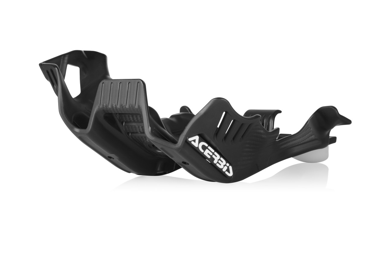 Skid Plate W/Linkage Guard Black/White