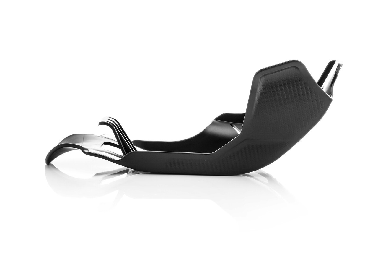 Skid Plate W/Linkage Guard Black/White