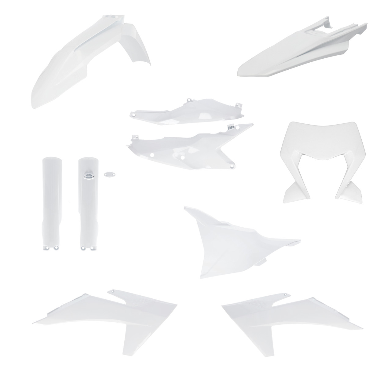 Plastic Kit  Full Ktm White