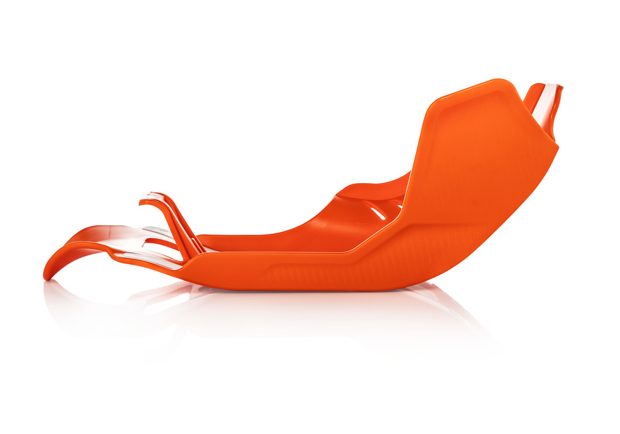 Skid Plate Orange/White
