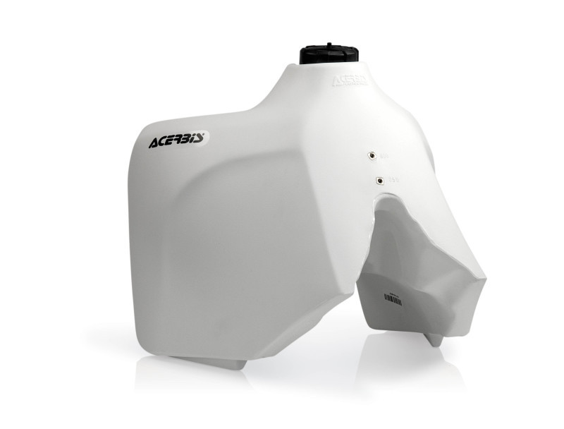 Fuel Tank 5.8 Gal White W/Black Cap