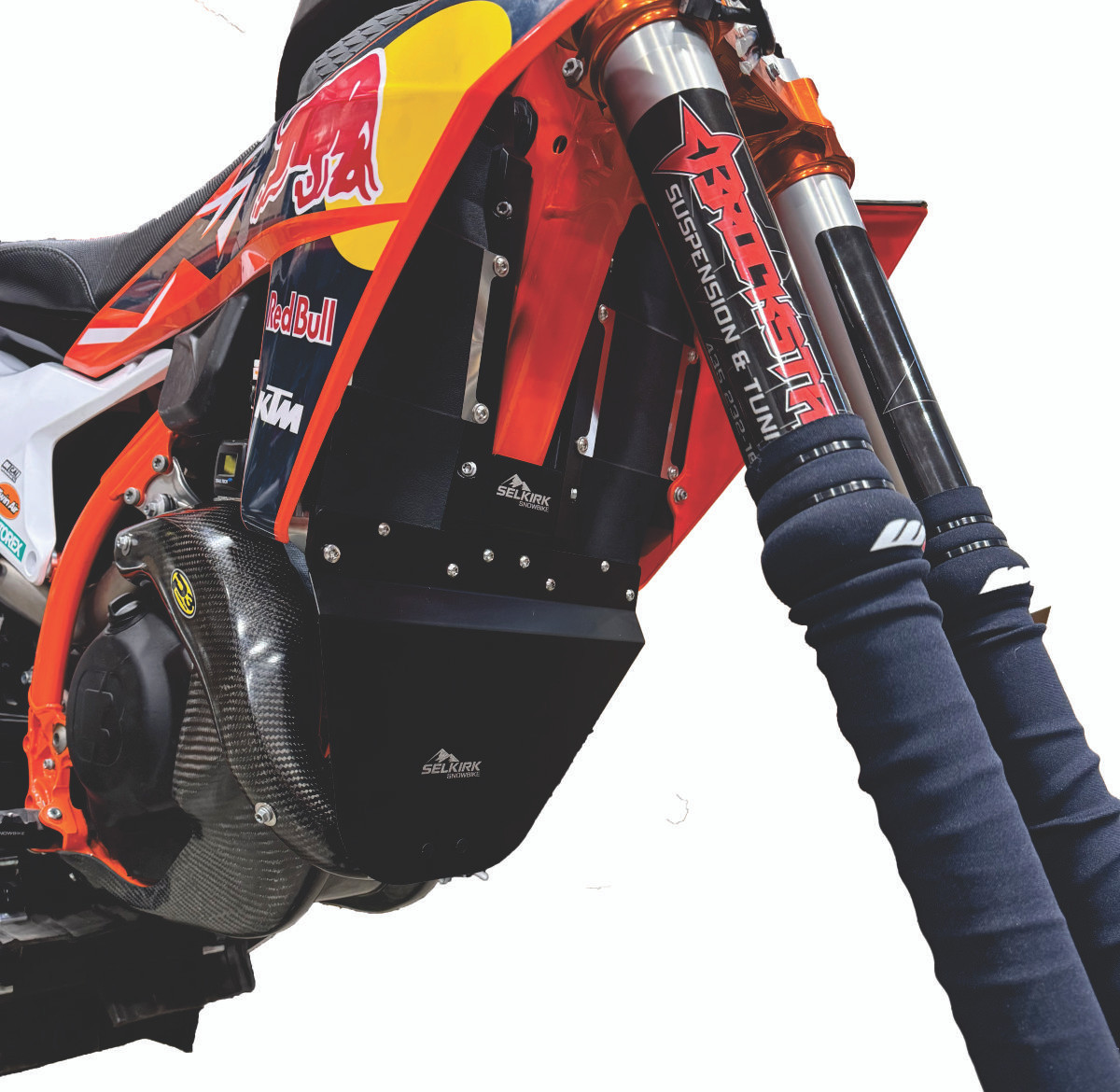 Selkirk 2023+  KTM/ Husky Aluminum Radiator Guards  with Removable Radiator Blockers & Pipe Guard