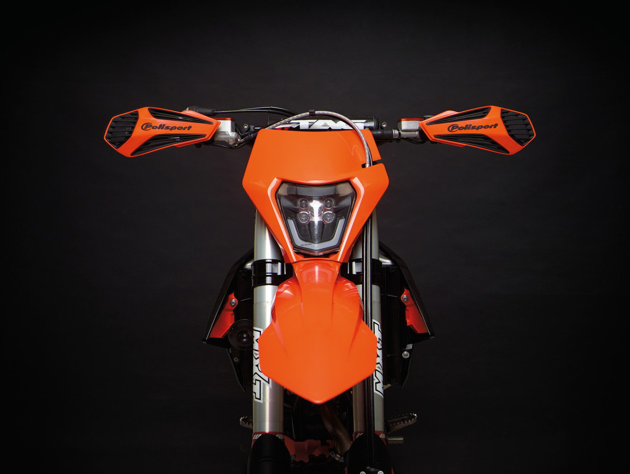 Mx Air Handguards Orange/Black