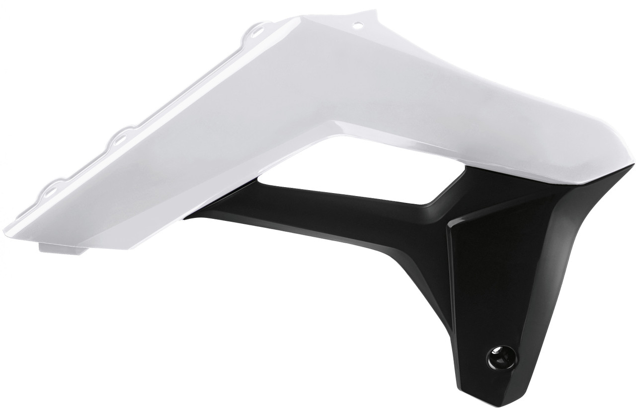 Radiator Scoops White/Black Sherco