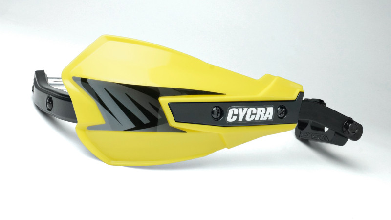 Hand Guard Universal U Clamps Vortex Yellow