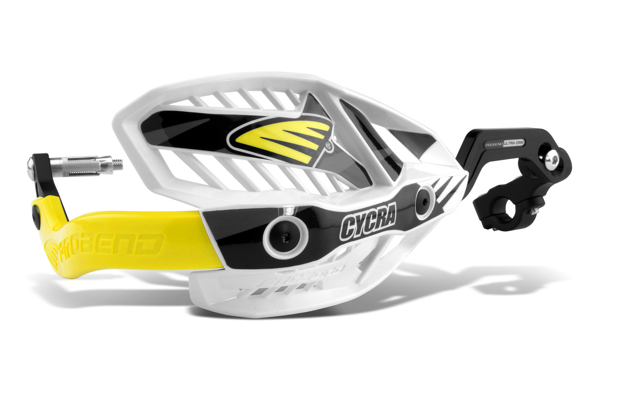 Crm Wrap Around Handguards 7/8" Clamp   White/Yellow