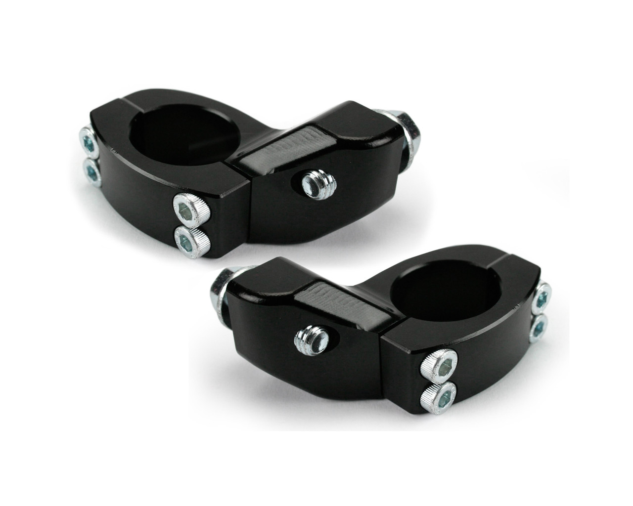 1 1/8" Bar Diameter Crm Mounts Black