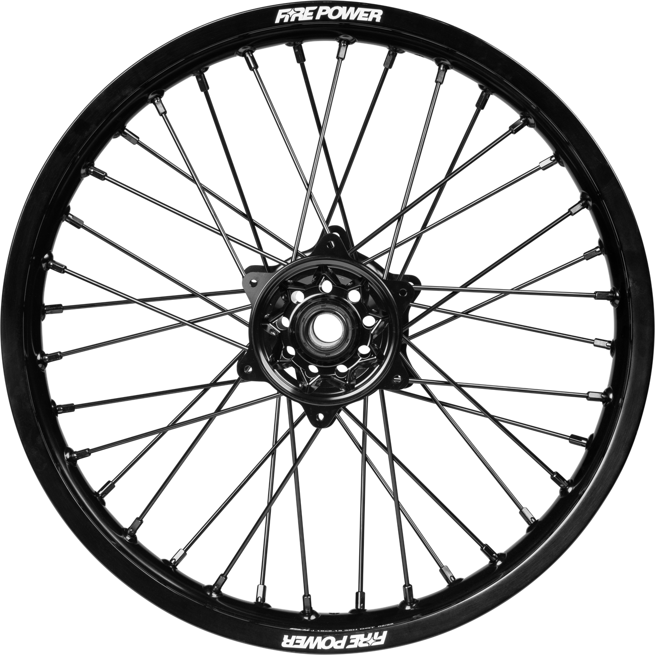 Rear Wheel 2.15 X 19" Black Yam