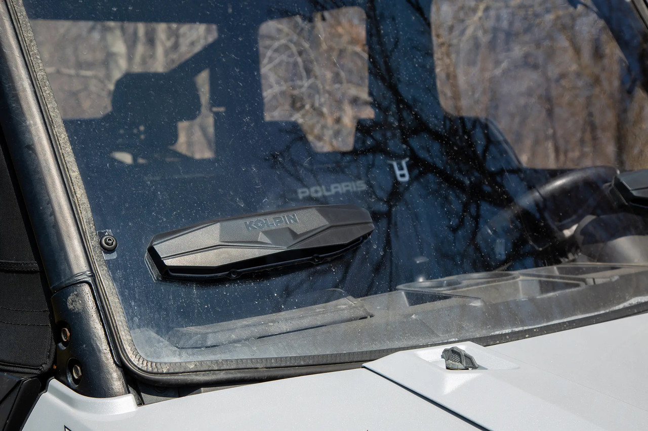 Poly Front Windshield Full Fixed Vented Pol
