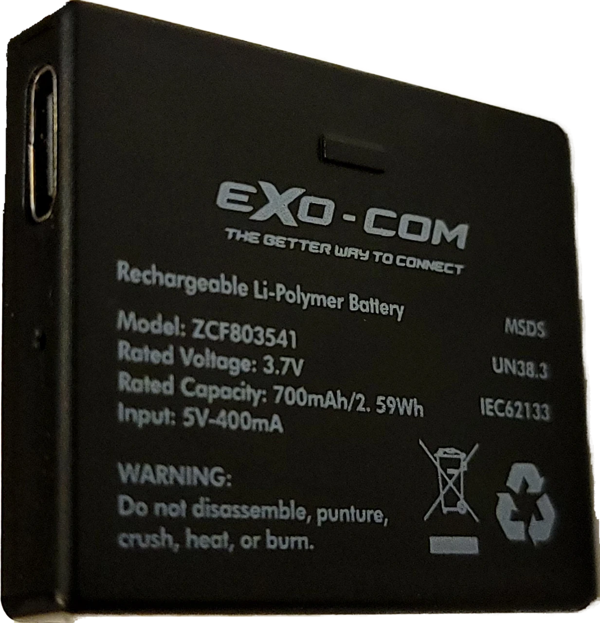 Exo Com Replacement Spare Battery