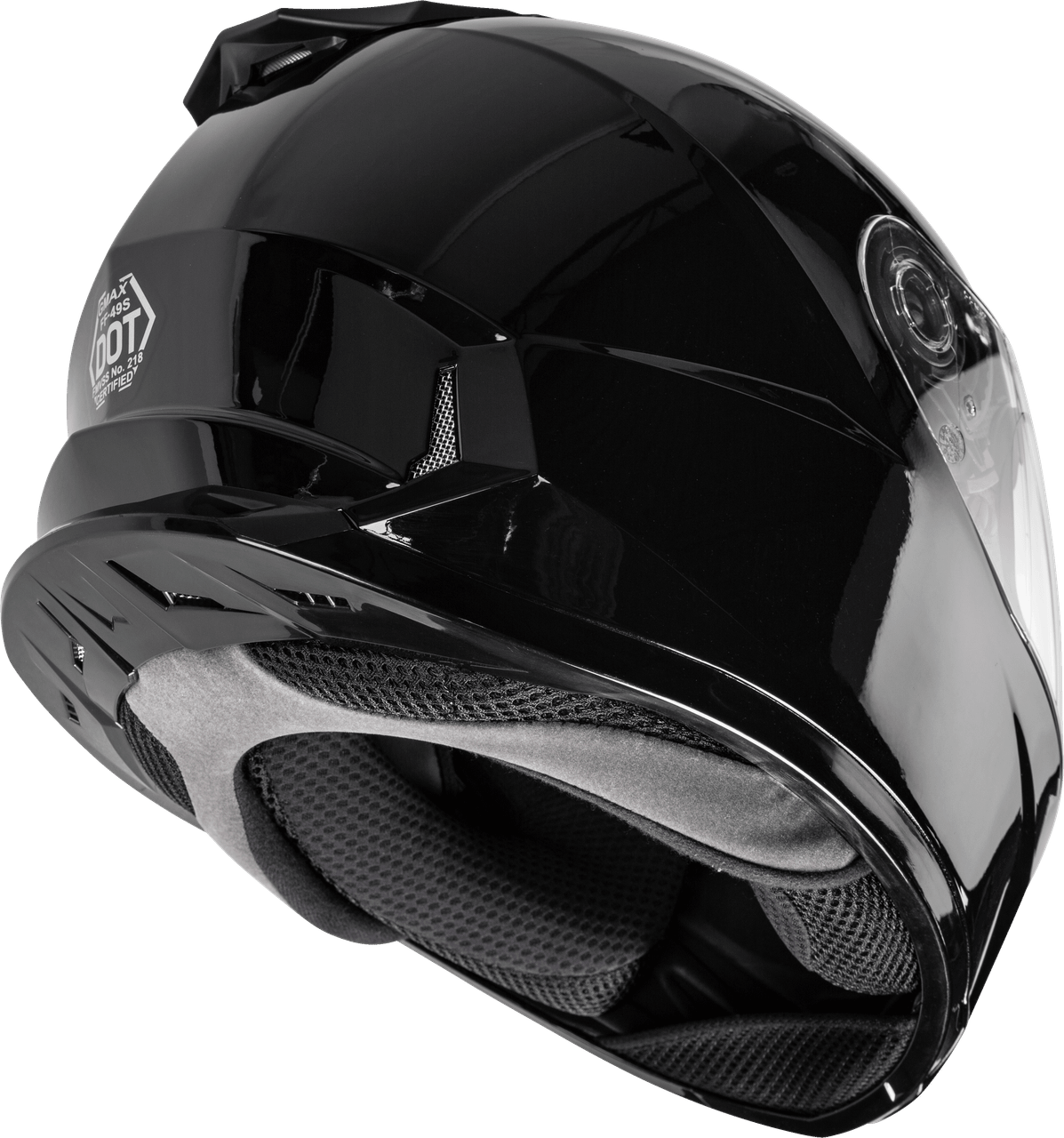 Ff 49s Full Face Snow Helmet Black W/Electric Shield 3x