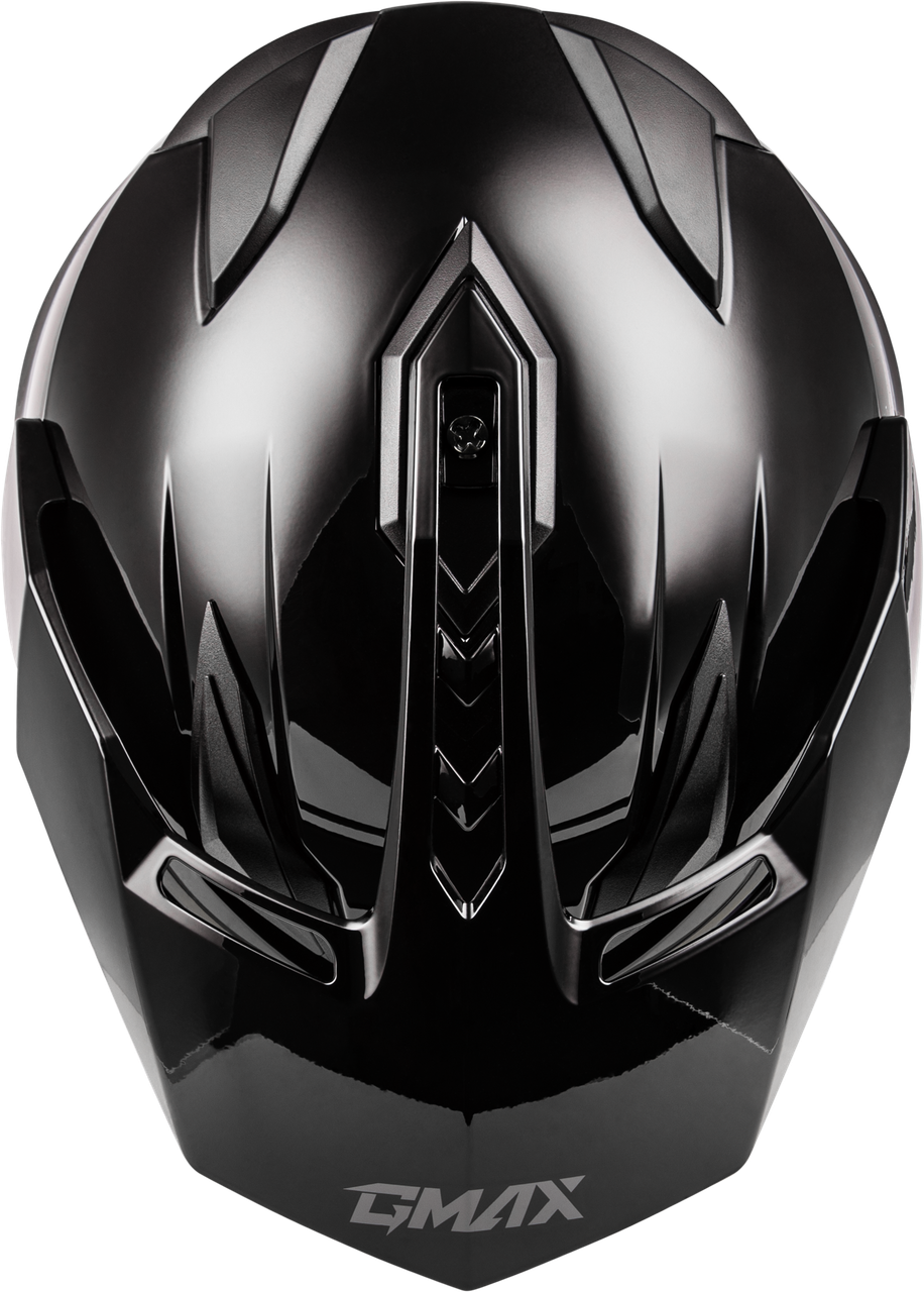 Gm 11s Snow Helmet W/ Electric Shield Black Md