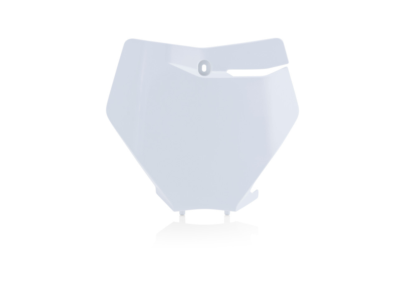 Front Number Plate White Ktm