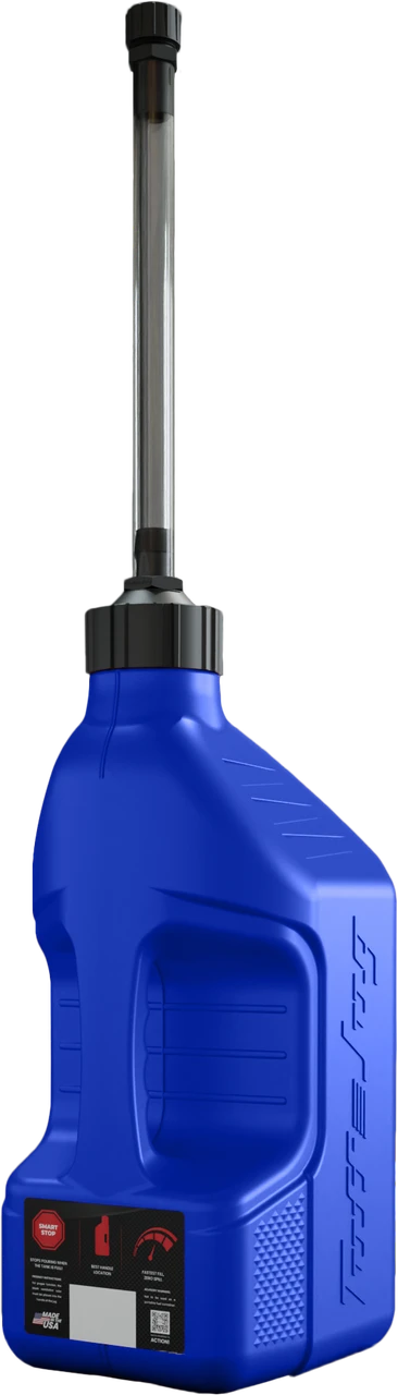 Utility Container Blue W/ Autostop Spout 2.5 Gal
