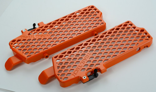 RADIATOR GUARDS, ORANGE - KTM PRE-2016