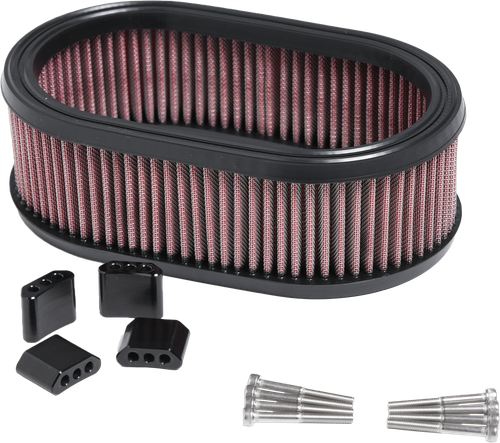 Nl Hi Flow Air Filter Ac Kit Black