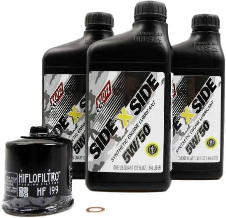 Sidexside Oil Change Kit 5w50 /W Oil Filter Pol