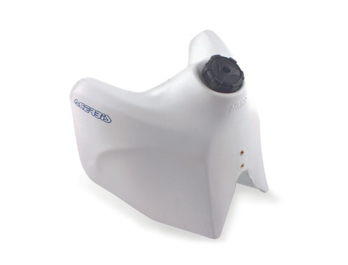 Fuel Tank 5.8 Gal White W/Black Cap