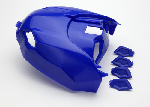 Vented Air Box Cover W/Plugs   Blue