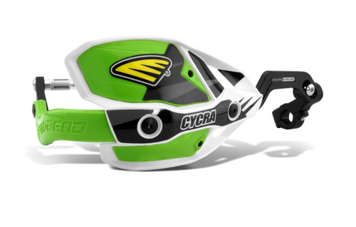 Crm Wrap Around Handguards 1 1/8" Clamp   White/Green