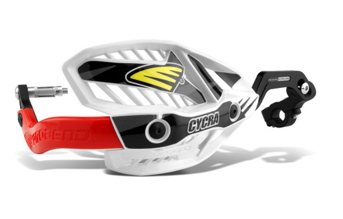 Crm Wrap Around Handguards 1 1/8" Clamp   White/Red