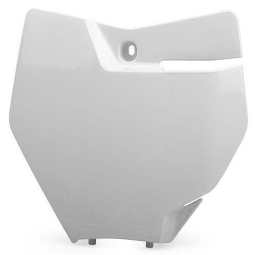 Front Number Plate White