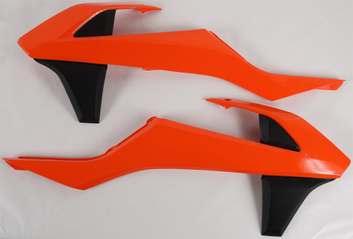 Radiator Shrouds Orange/Black