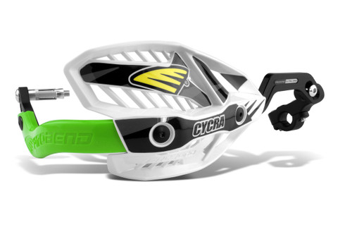 Crm Wrap Around Handguards 7/8" Clamp   White/Green