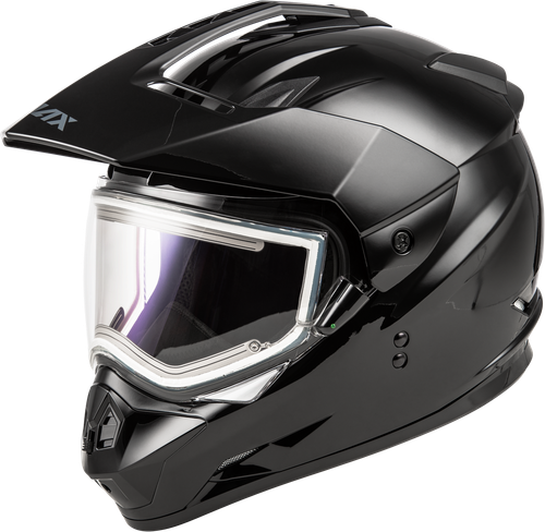 Gm 11s Snow Helmet W/ Electric Shield Black 2x