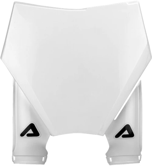 Front Number Plate Ktm White