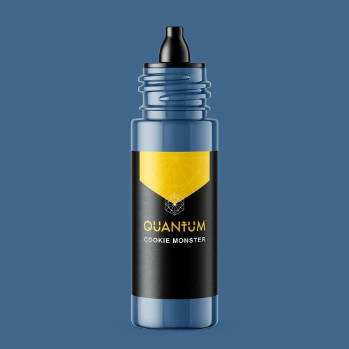Quantum Gold Label REACH Compliant Tattoo Ink - Cookie Monster 30ml.
