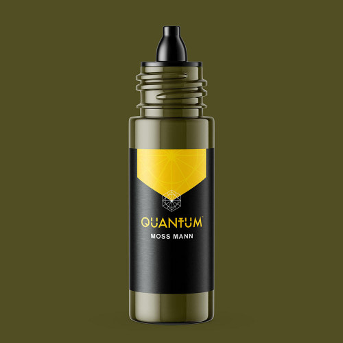 Quantum Gold Label REACH Compliant Tattoo Ink - Moss Man 30ml.