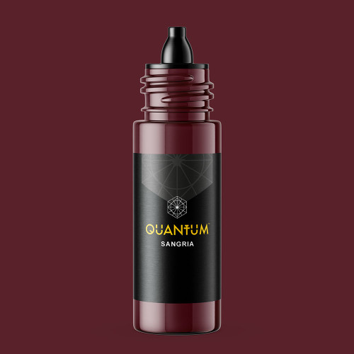Quantum Original Black & Yellow Tattoo Ink - Sangria 30ml. Quantum Original Black & Yellow Tattoo Ink - Sangria 30ml.