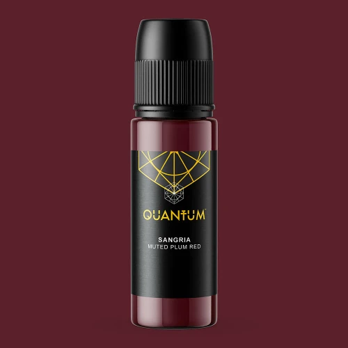 Quantum Original Black & Yellow Tattoo Ink - Sangria 30ml.