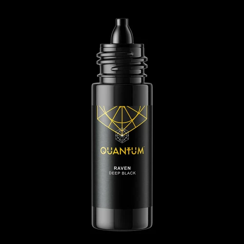 Original Black & Yellow Quantum Tattoo Ink - Raven 30ml.