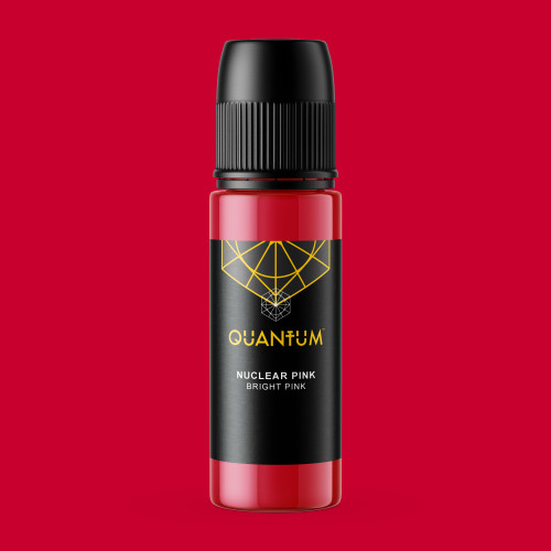 Quantum Original Black & Yellow Tattoo Ink - Nuclear Pink 30ml.
