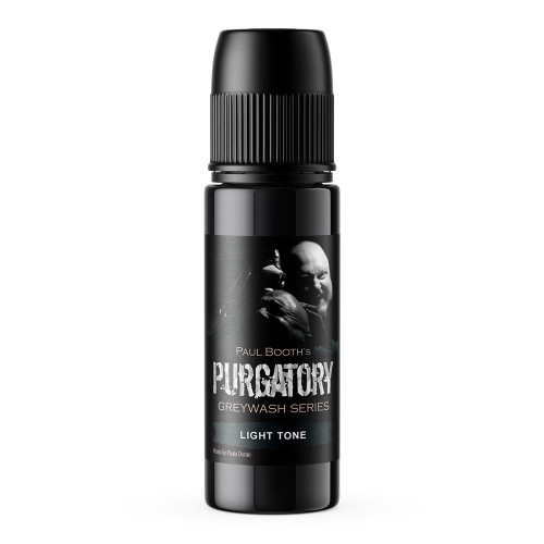 Quantum Gold Label Tattoo Ink - Purgatory by Paul Booth - Gray Wash Light Tone - Original
