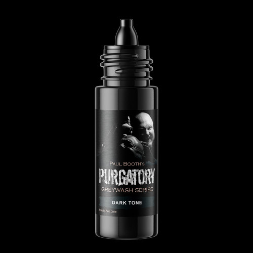 Quantum Gold Label Tattoo Ink - Purgatory by Paul Booth - Gray Wash Dark Tone