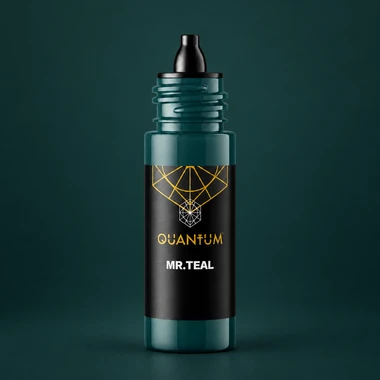 Mr. Teal | Deep Teal Green Tattoo Ink | Quantum Original Tattoo Ink