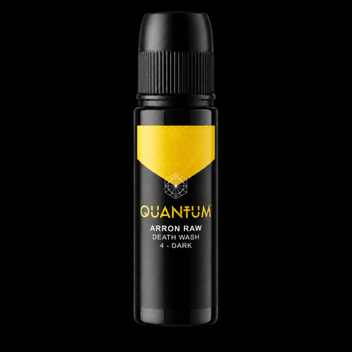 Quantum Tattoo Ink Arron Raw Skull & Bones - Gray Wash 4: Dark - Gold Label Tattoo Ink
